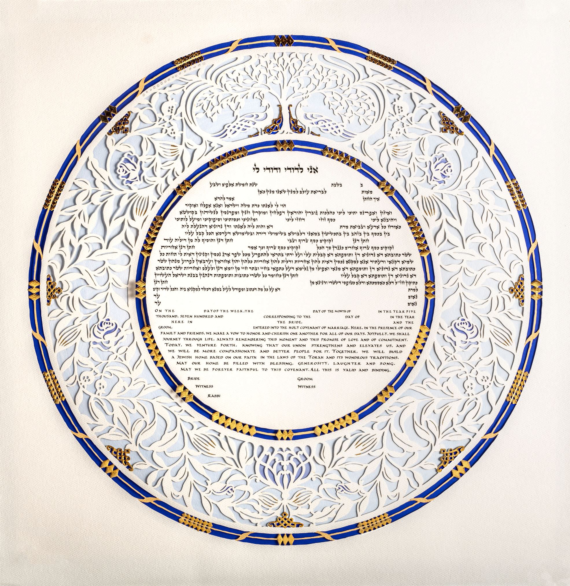 Amazing ketubah for couples